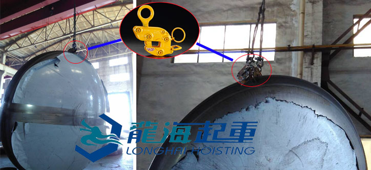 HA-110横吊钢板吊钩使用案例图